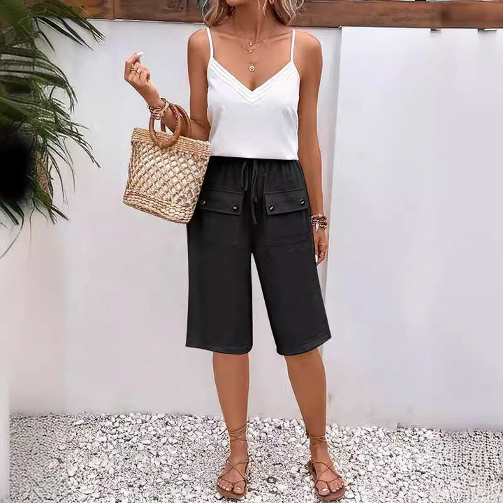 Grace & Jess | Pocket Button Shorts