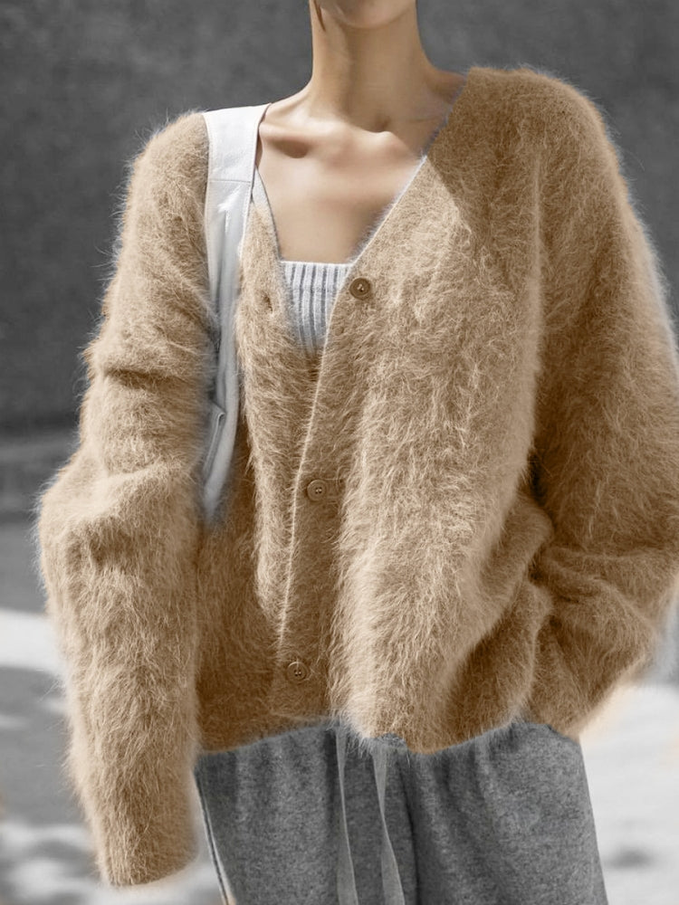Grace & Jess | Vegan Knit Long Sleeve Cardigan