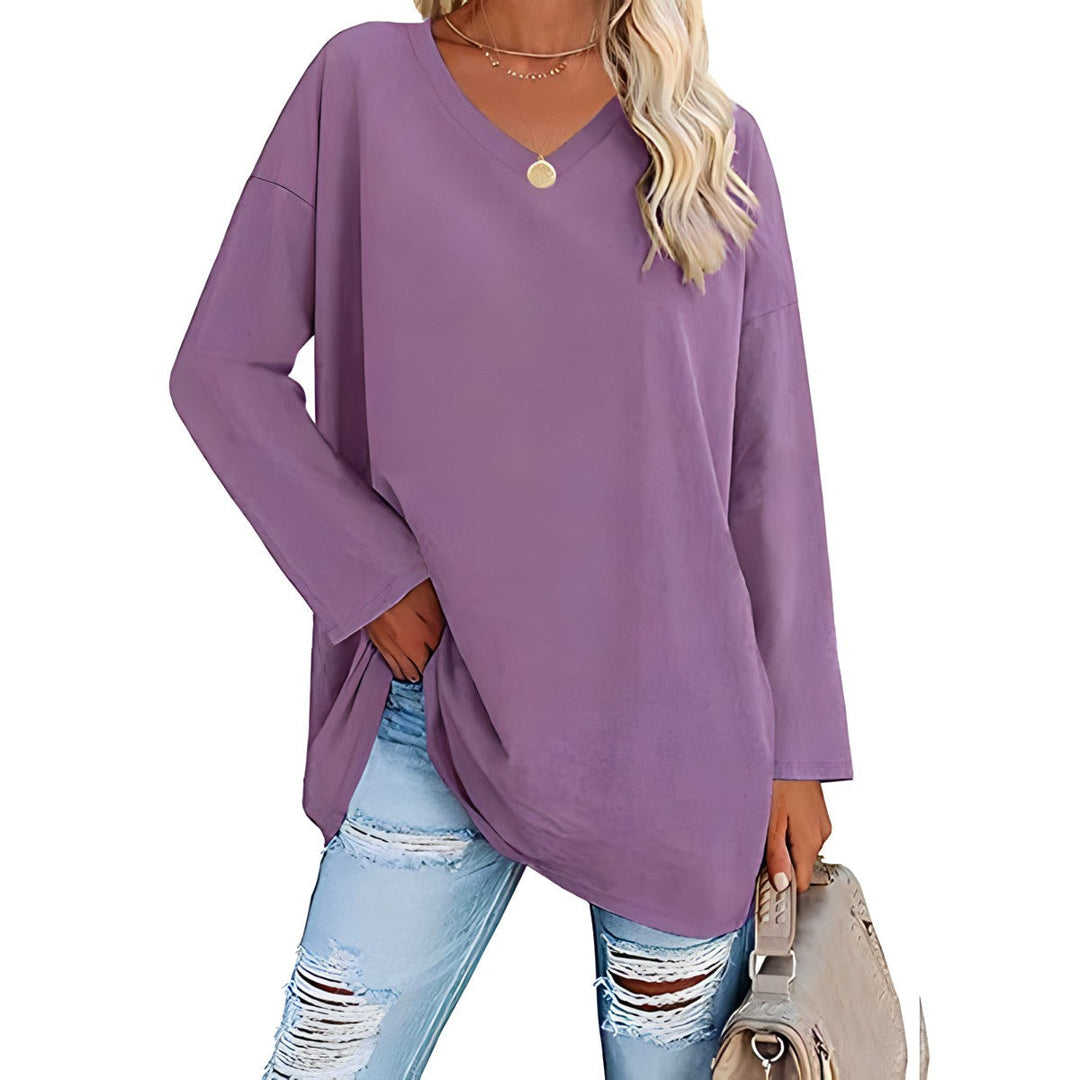Grace & Jess | Relaxed V-Neck Sweater