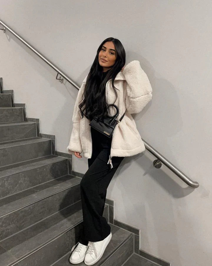 Grace & Jess | Soft teddy coat