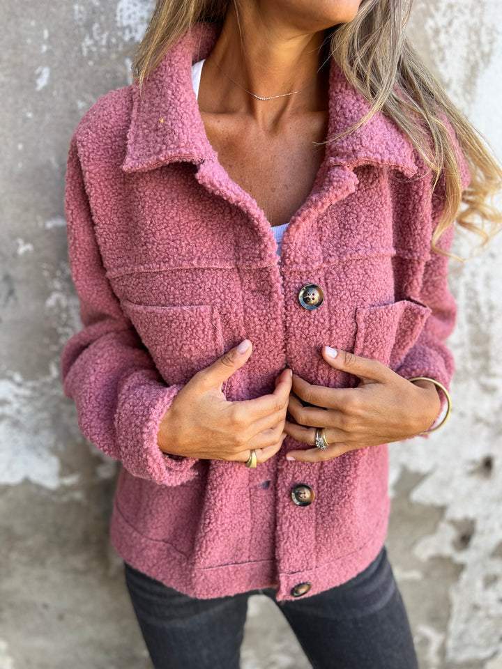 Grace & Jess | Effortless Chic Lapel Cropped Jacket