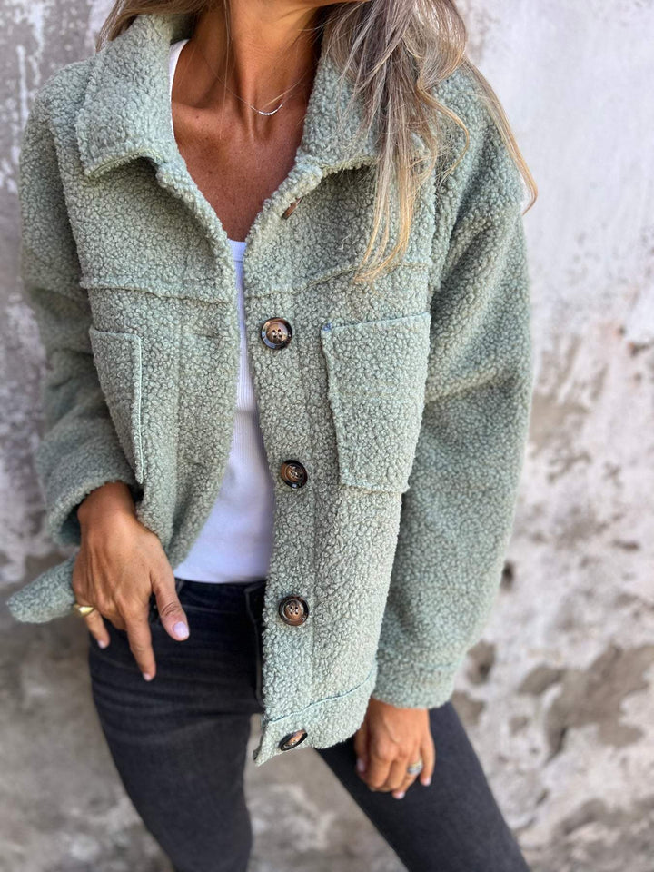 Grace & Jess | Effortless Chic Lapel Cropped Jacket