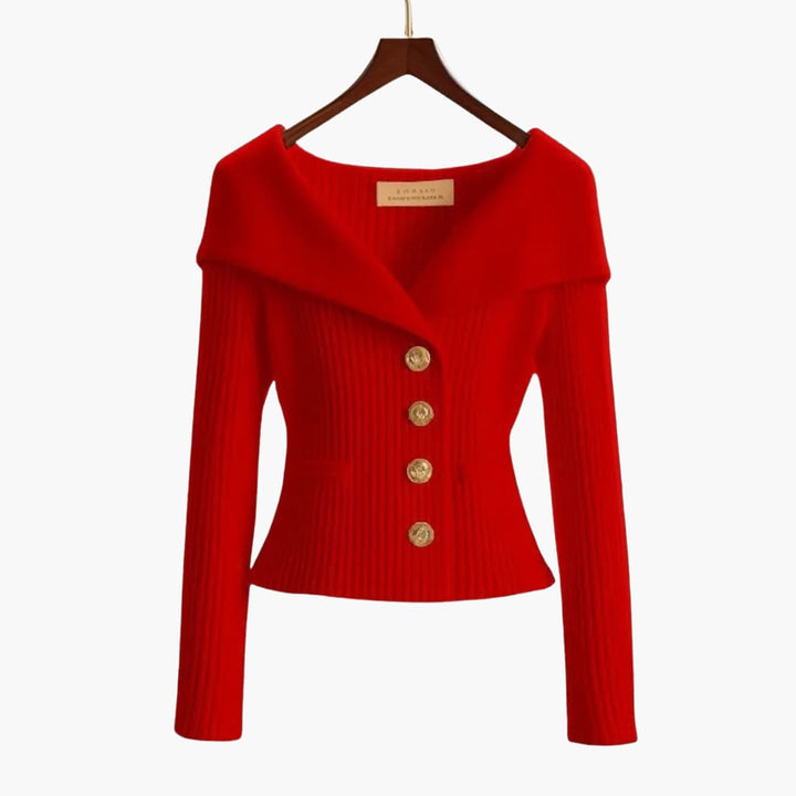 Grace & Jess | Ribbed Button-Up Cardigan