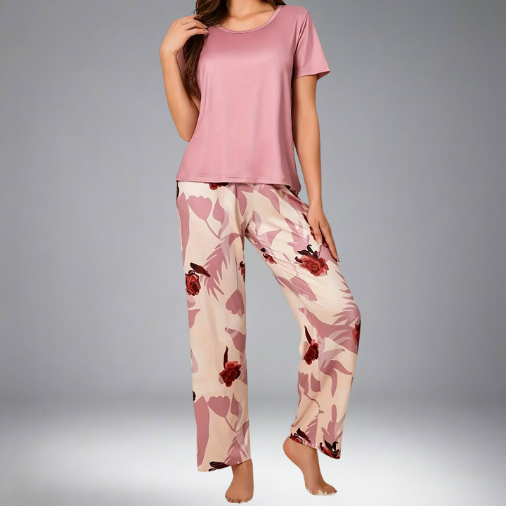 Grace & Jess |  pyjama set with floral print