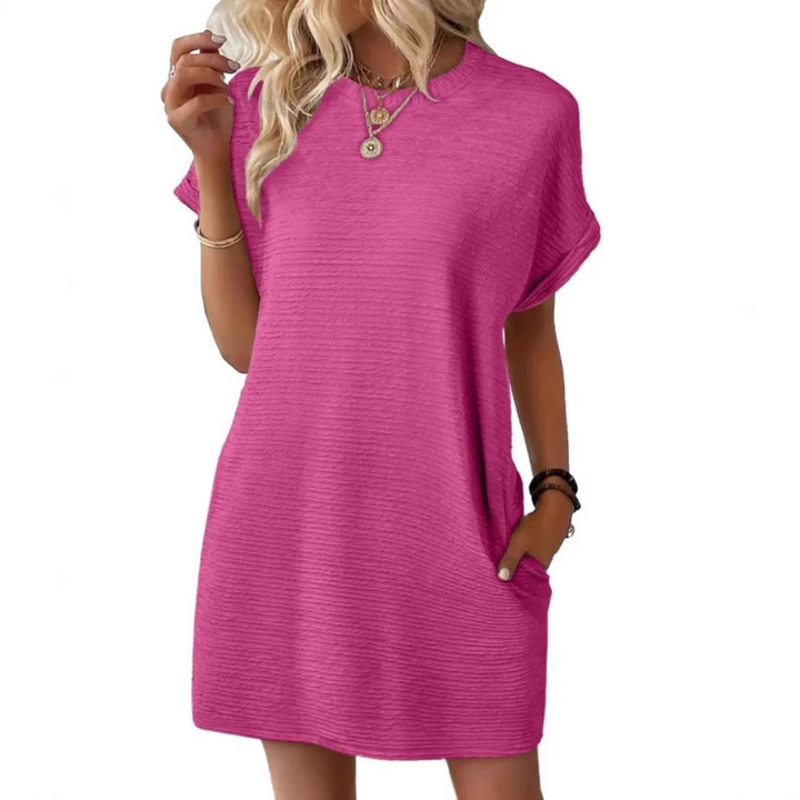 Grace & Jess | Minimalist Round Neck Summer Dress