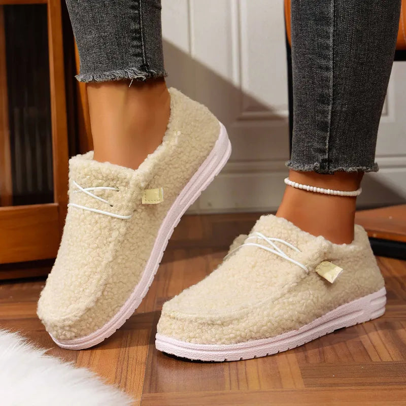 Grace & Jess | Warm Teddy Slippers