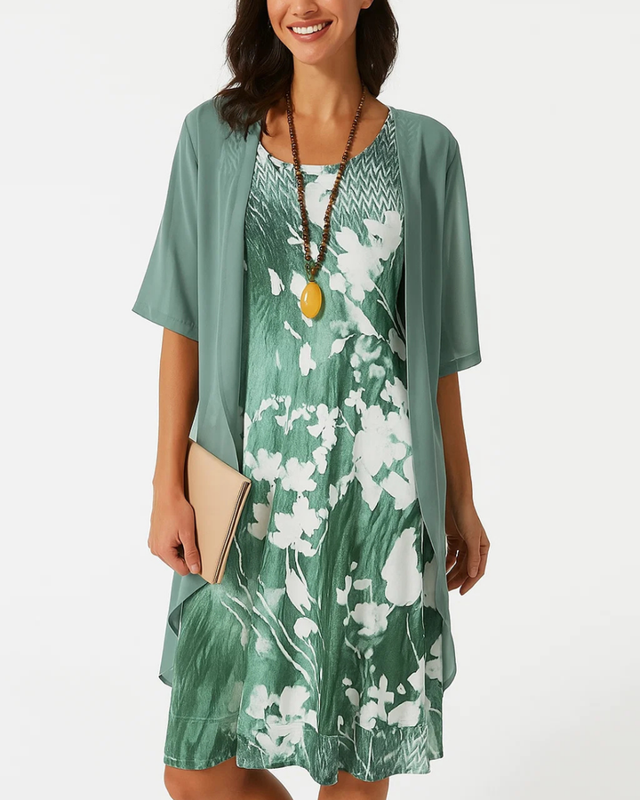 Grace & Jess | Flowy Summer Dress with Elastic Waist