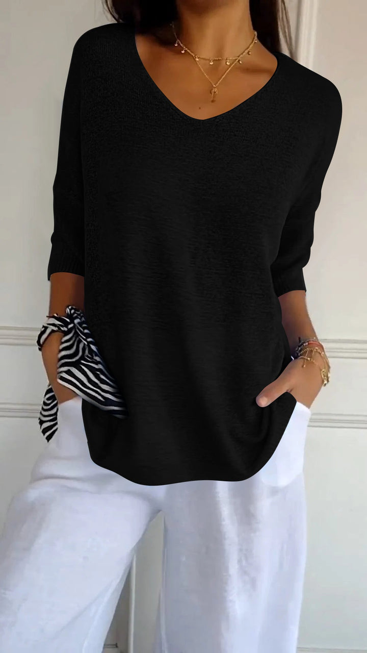 Grace & Jess | Timeless V-Neck Top
