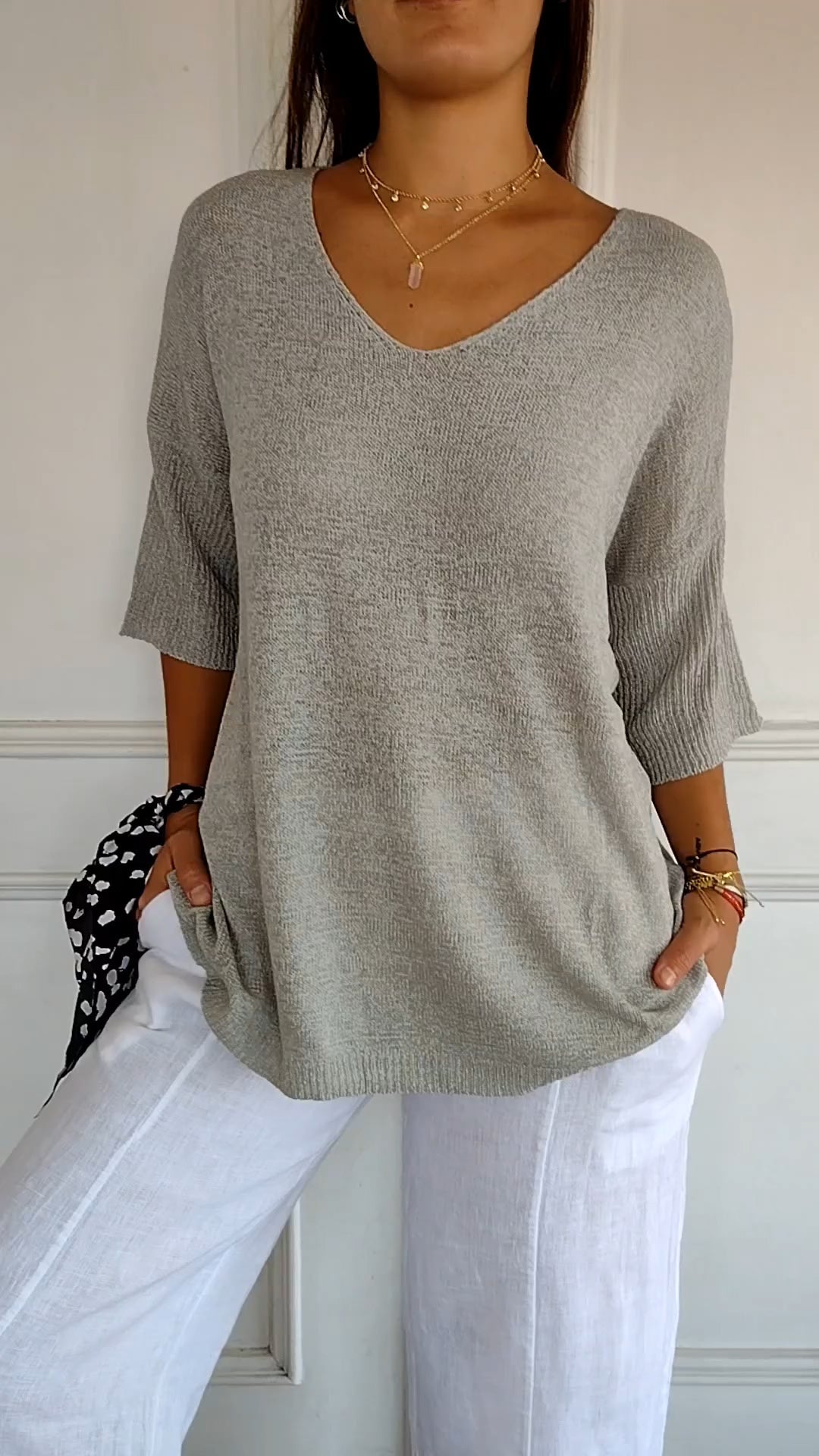 Grace & Jess | Timeless V-Neck Top