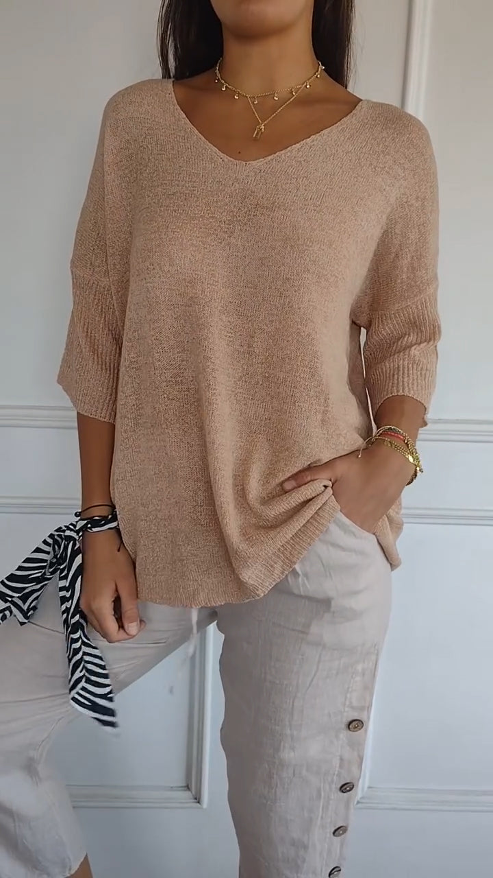 Grace & Jess | Timeless V-Neck Top