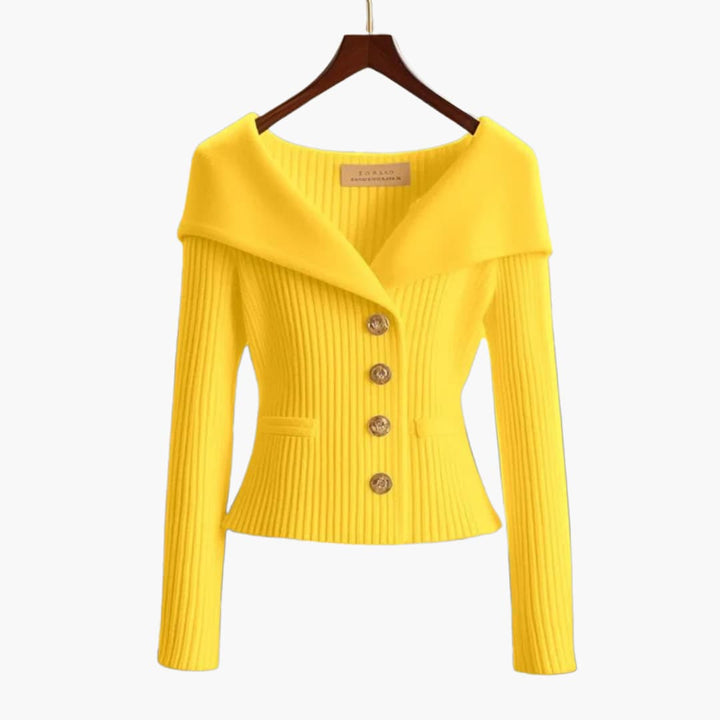 Grace & Jess | Ribbed Button-Up Cardigan