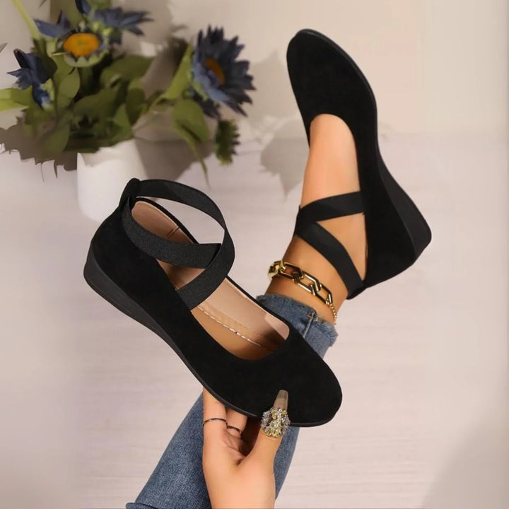 Grace & Jess | Comfy Closed Wedge Slip-On Shoes
