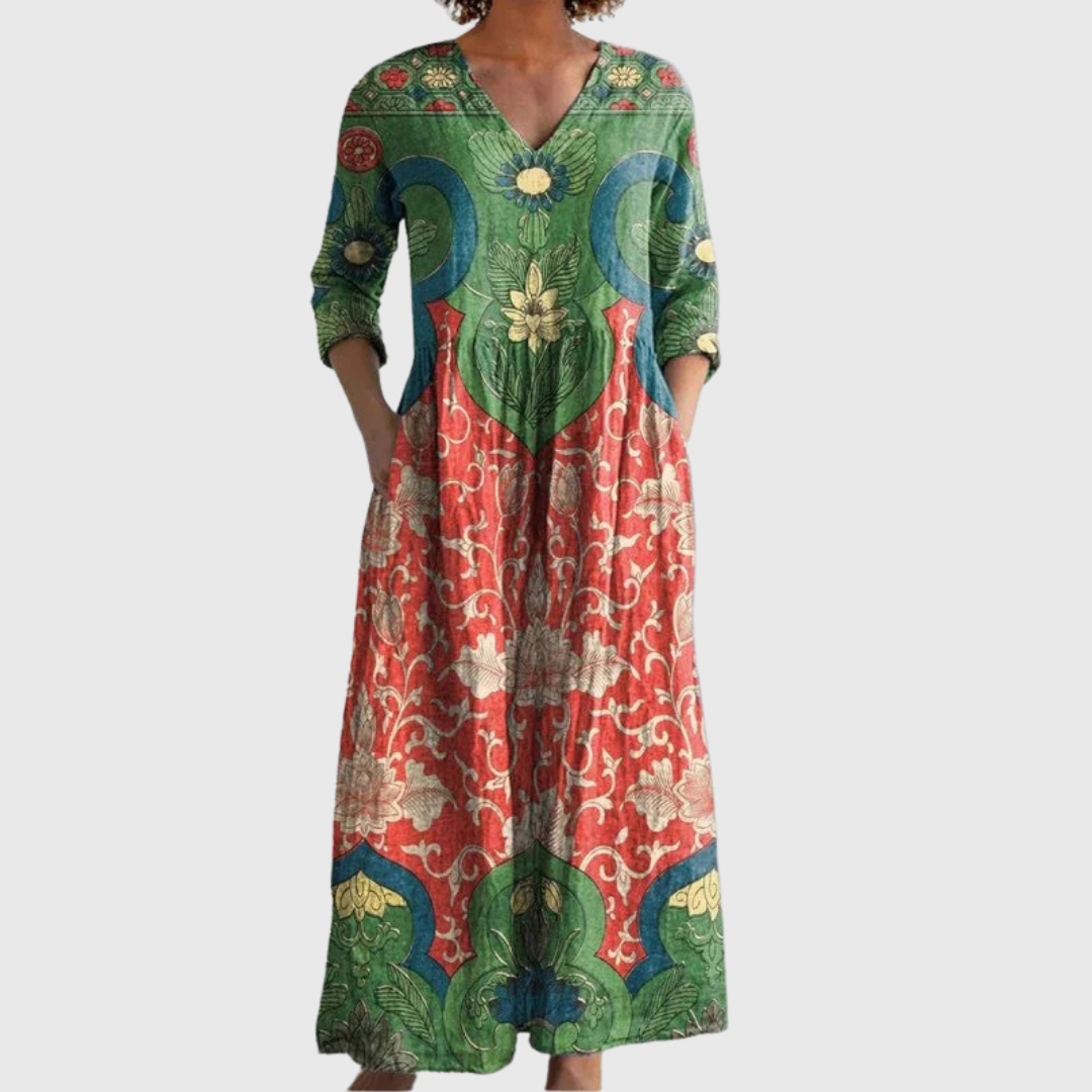 Grace & Jess | Vintage Floral Maxi Dress