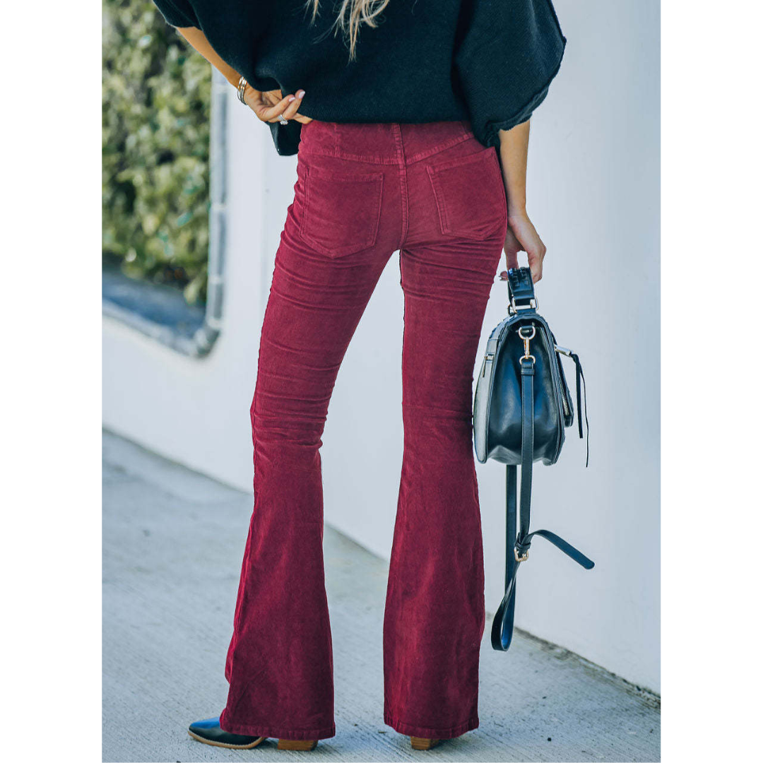 Grace & Jess | Corduroy Flare Pants