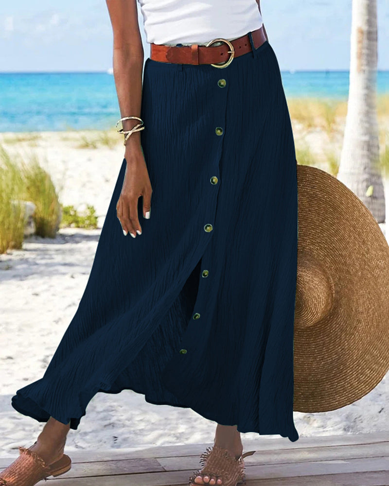 Grace & Jess | Buttoned Skirt
