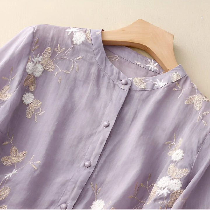 Grace & Jess | Embroidered Cotton Top
