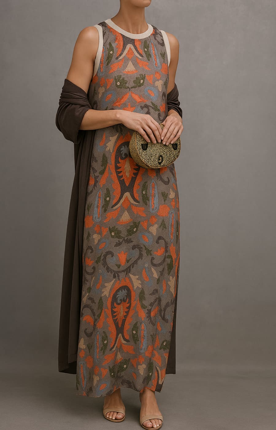Grace & Jess | Evening Dress with Stole