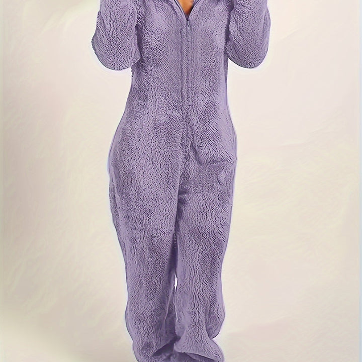 Grace & Jess | Plush Fleece Pyjama Jumpsuit -