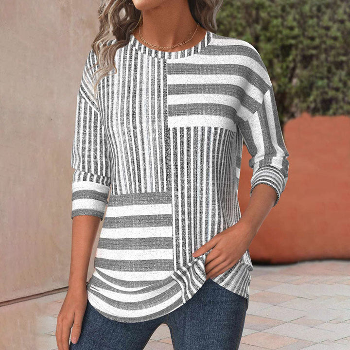 Grace & Jess | Striped Comfort Blouse