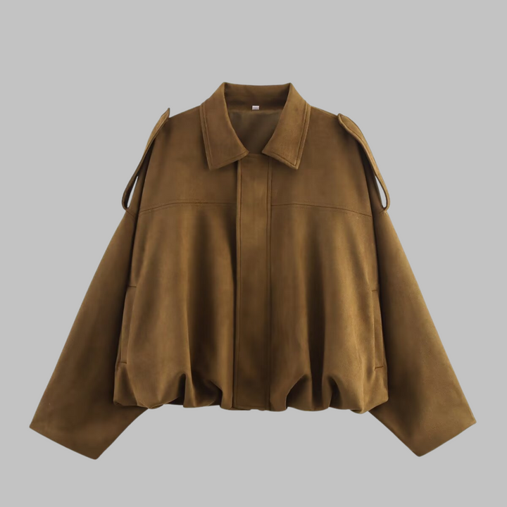 Grace & Jess | Comfy Loose Fit Military Jacket