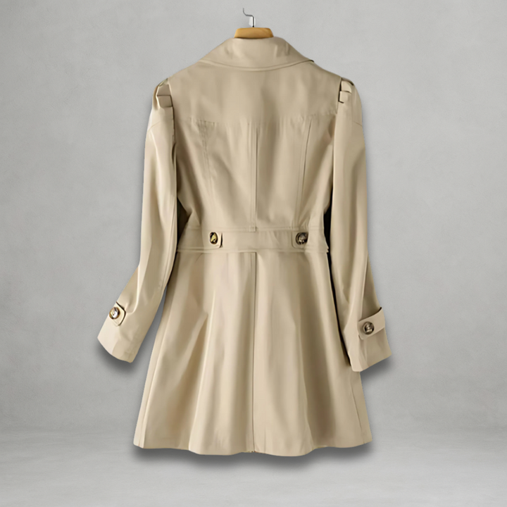 Grace & Jess | Stylish Longline Button-Down Coat