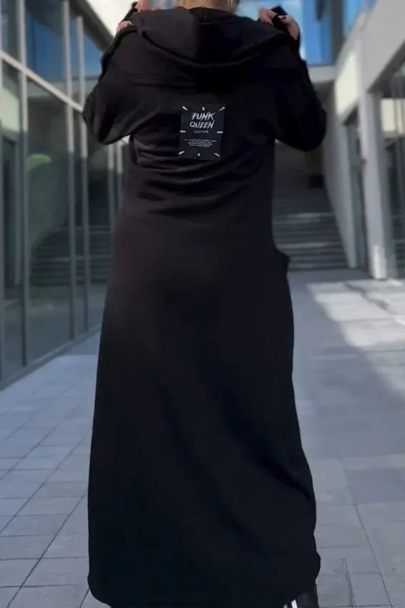 Grace & Jess | Long Zip Up Hoodie