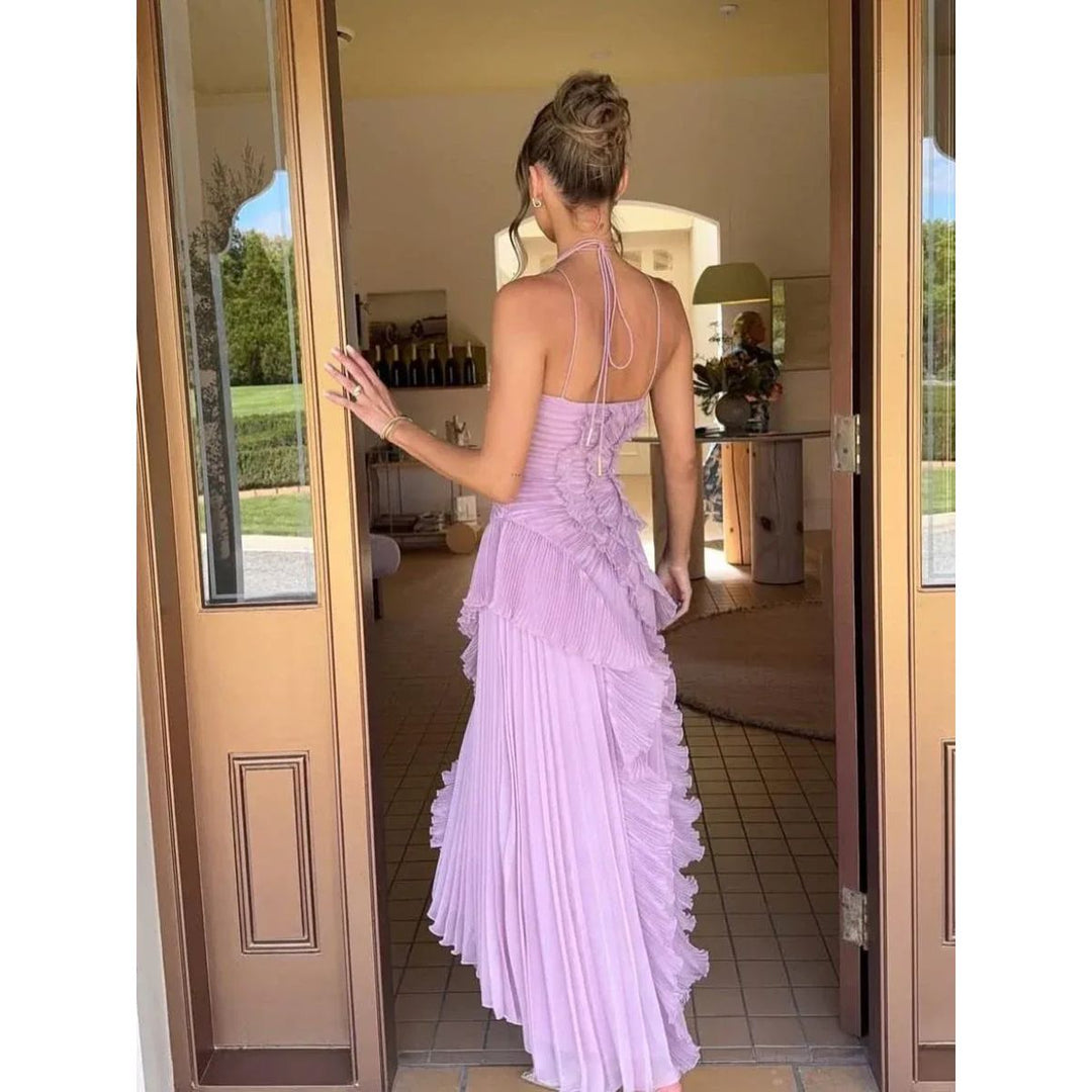 Grace & Jess | Long dress with ruffles
