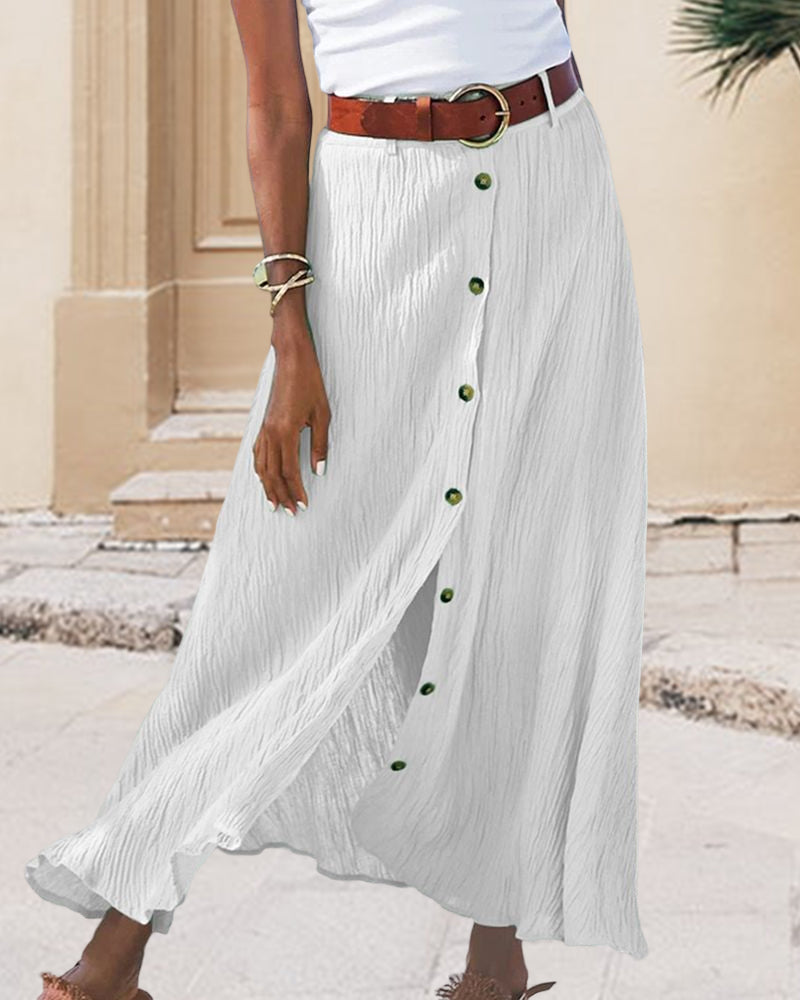 Grace & Jess | Buttoned Skirt
