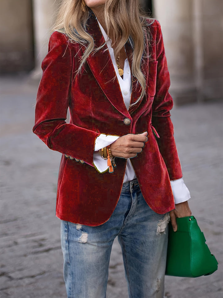 Grace & Jess |  Velvet Blazer