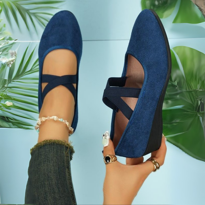 Grace & Jess | Comfy Closed Wedge Slip-On Shoes