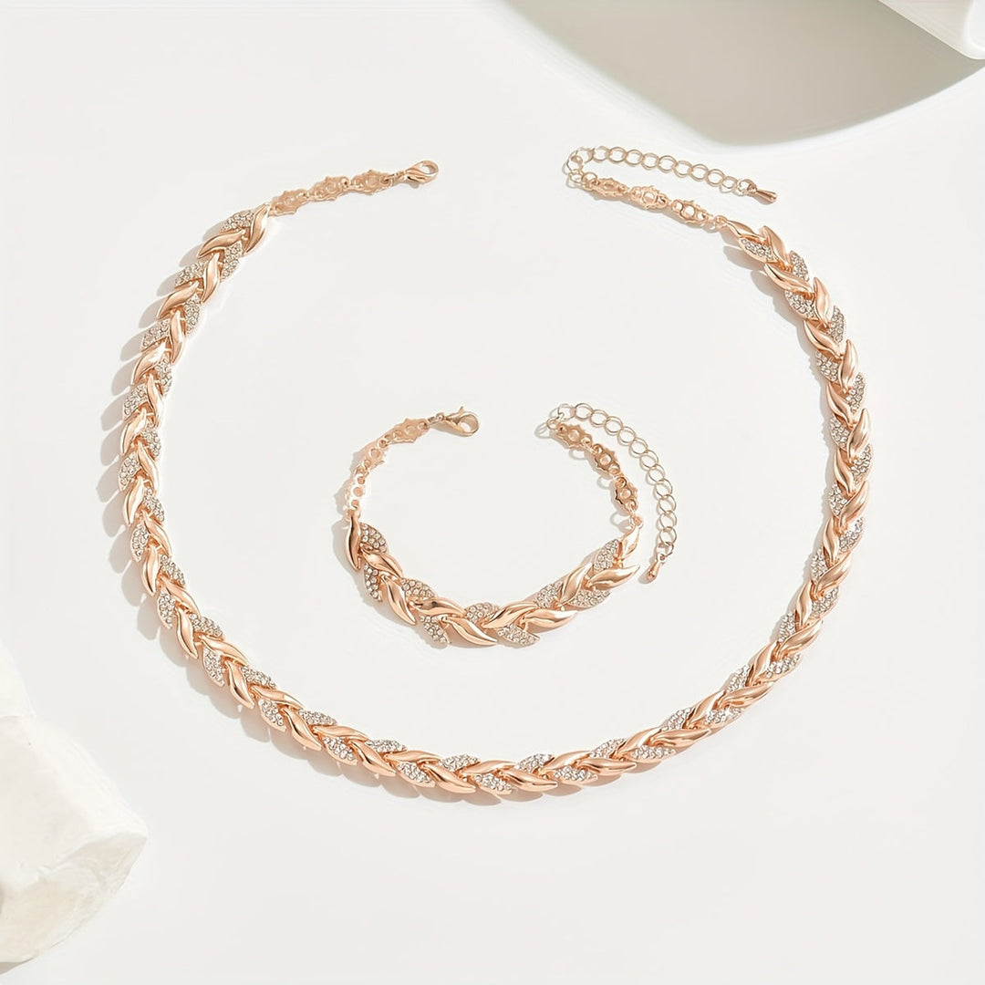 Grace & Jess | Elegant Glass Rhinestone Fish Tail Set