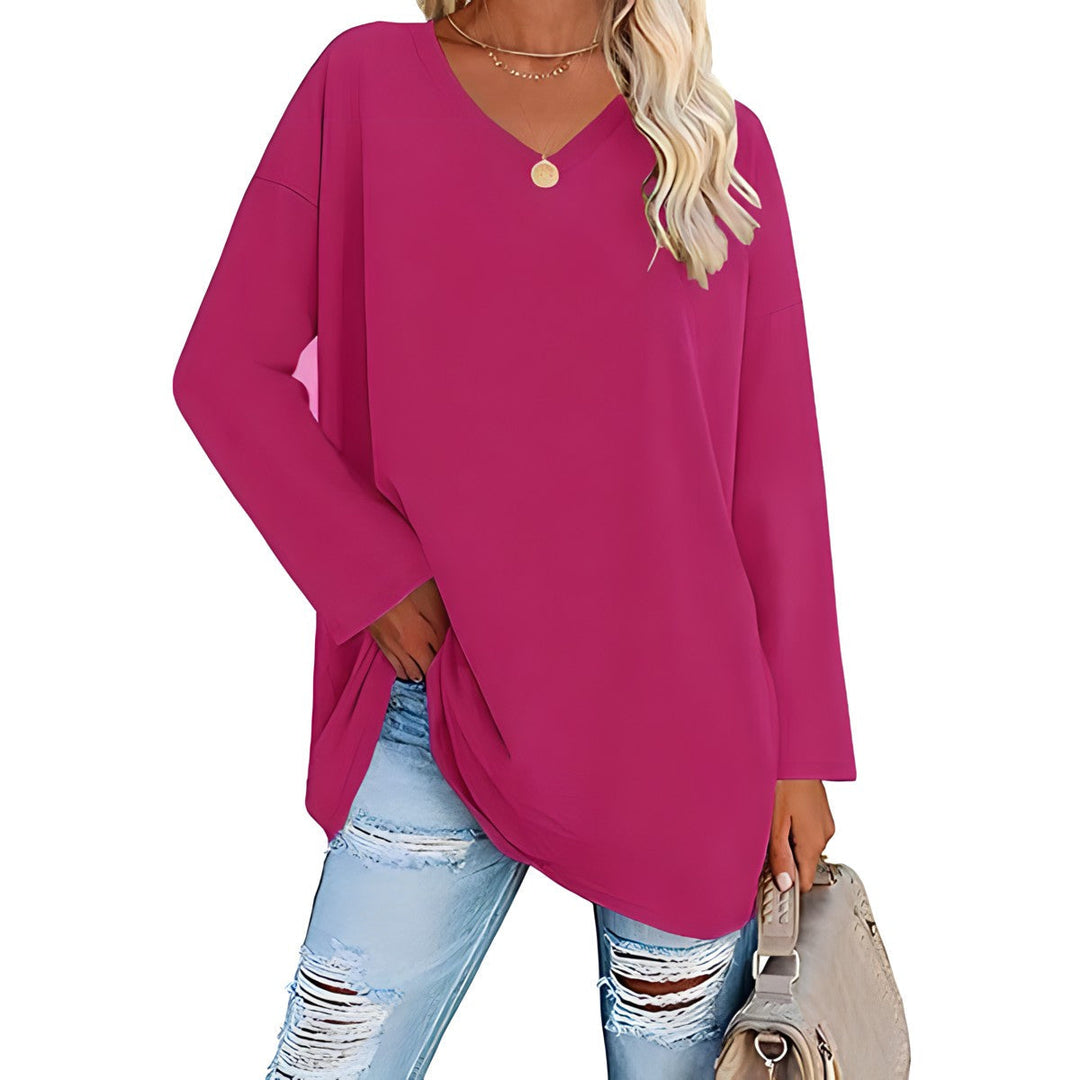 Grace & Jess | Relaxed V-Neck Sweater