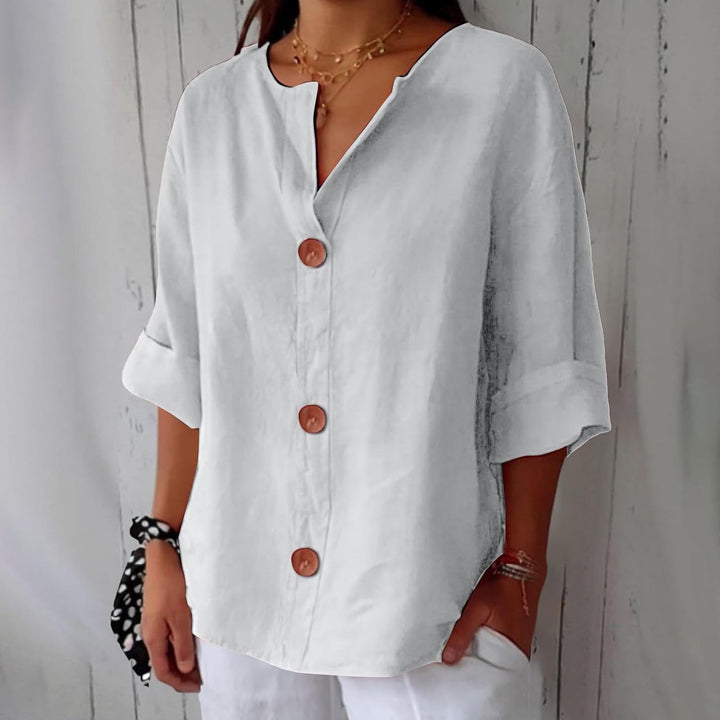 Grace & Jess |  Coastal Linen Blouse