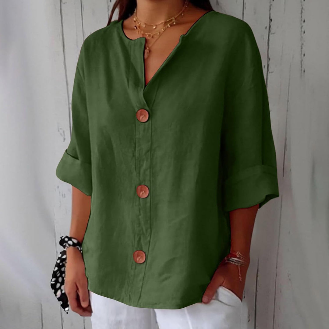 Grace & Jess |  Coastal Linen Blouse