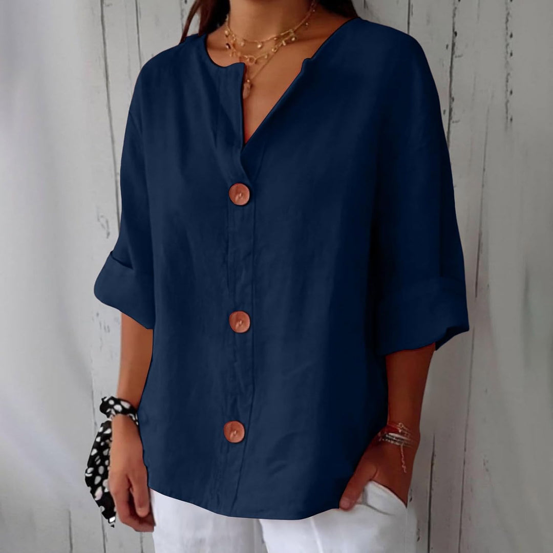 Grace & Jess |  Coastal Linen Blouse