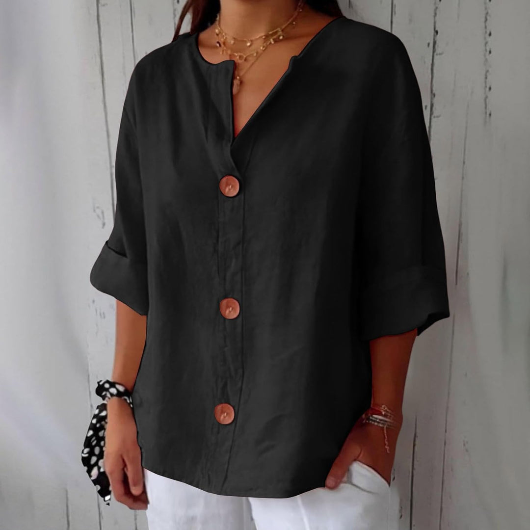 Grace & Jess |  Coastal Linen Blouse