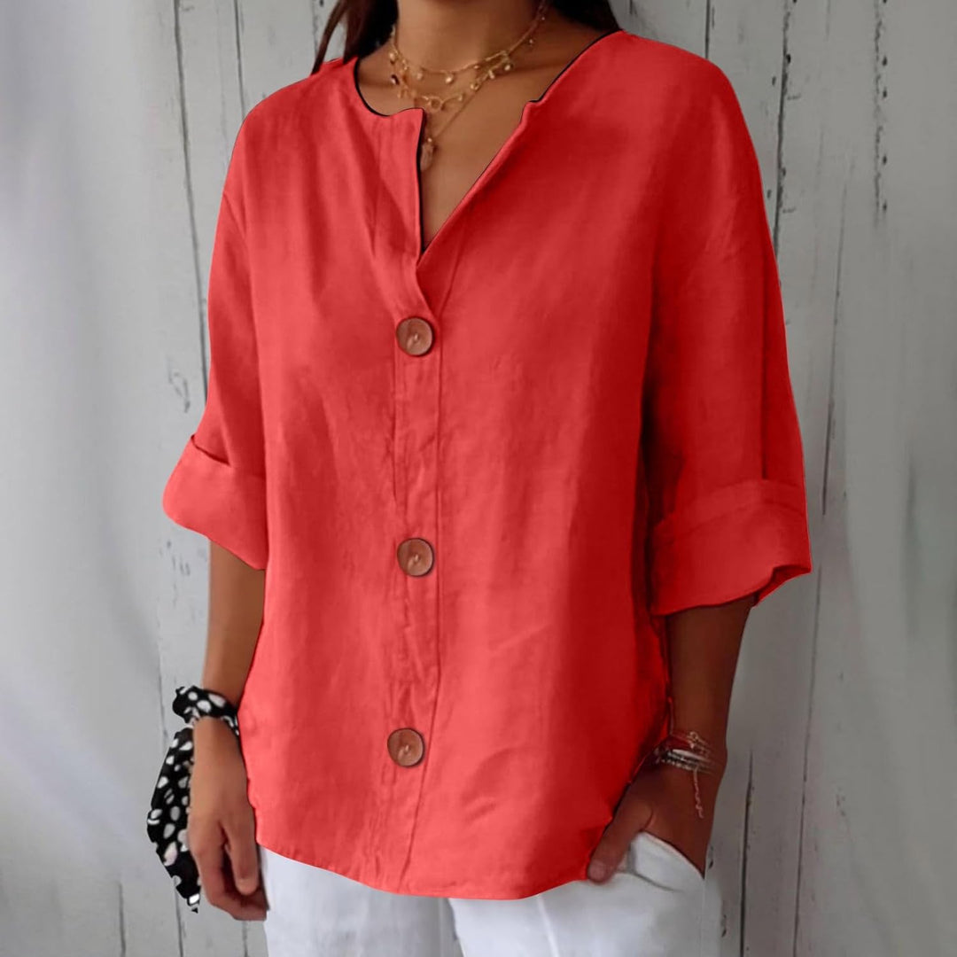 Grace & Jess |  Coastal Linen Blouse
