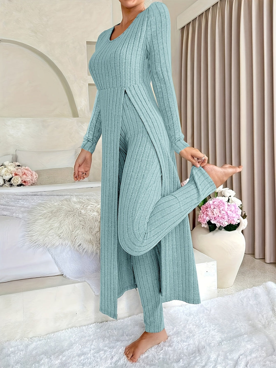 Grace & Jess | Long-sleeved Top and Bottom
