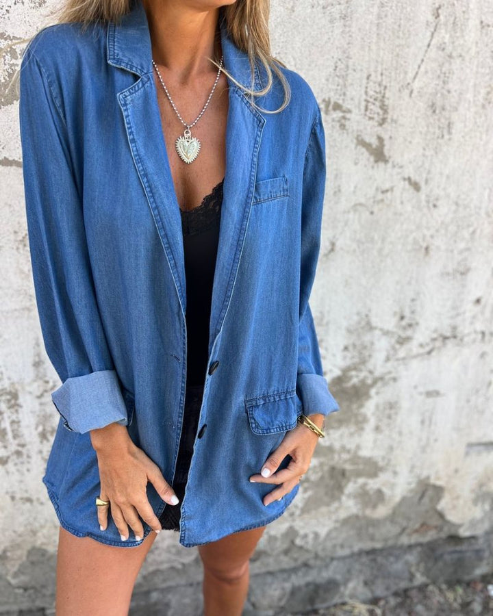 Grace & Jess | Casual Denim Blazer