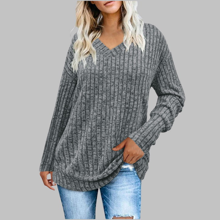 Grace & Jess | V-Neck Long Sleeve Top