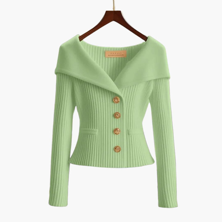 Grace & Jess | Ribbed Button-Up Cardigan