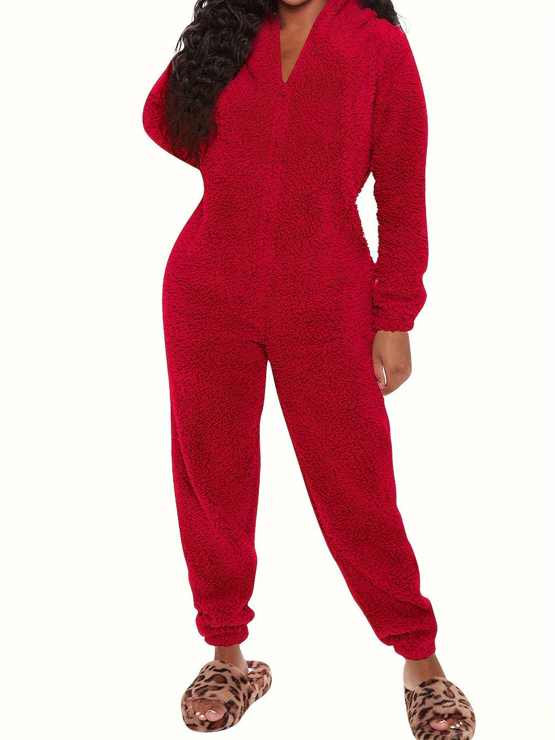 Grace & Jess | Plush Fleece Pyjama Jumpsuit -