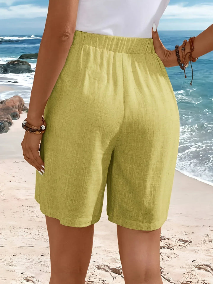 Grace & Jess | Comfortable Shorts With Buttons
