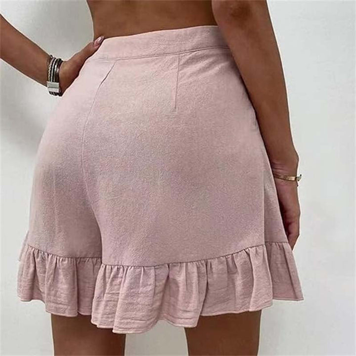 Grace & Jess | Flowy Ruffle Hem Shorts