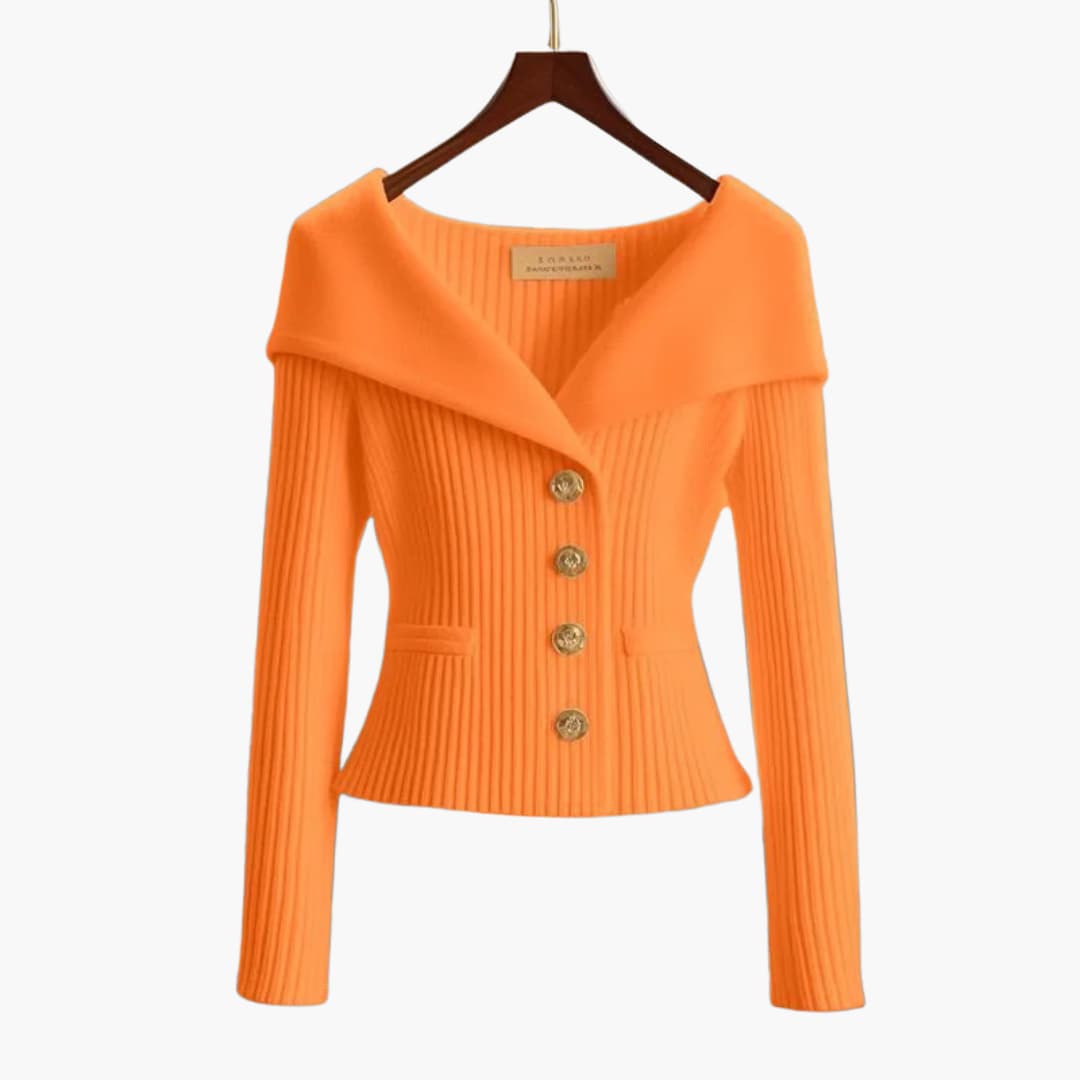 Grace & Jess | Ribbed Button-Up Cardigan
