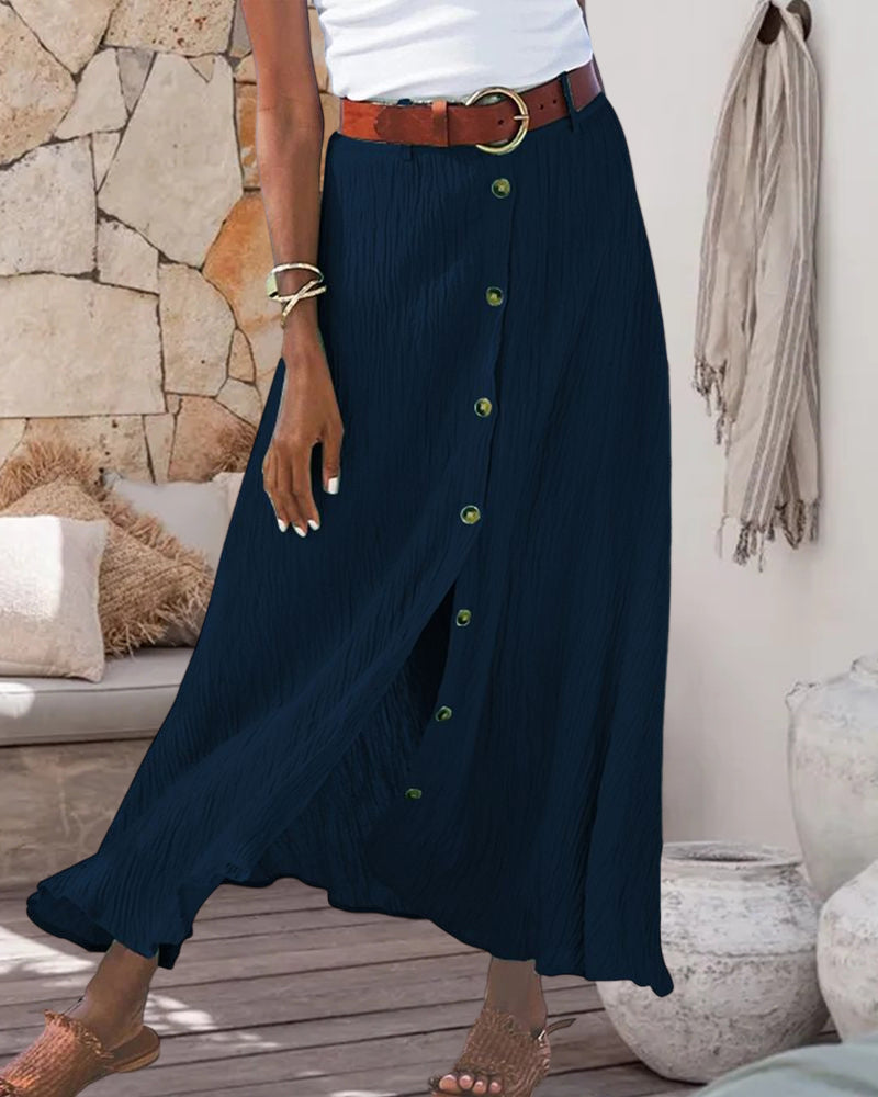 Grace & Jess | Buttoned Skirt