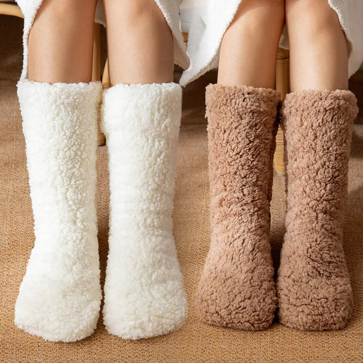 Grace & Jess | Velvet Slipper Socks