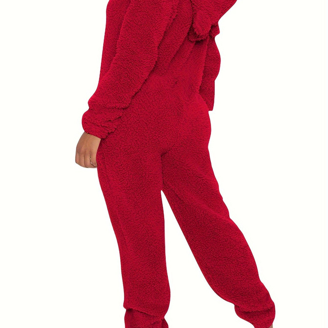Grace & Jess | Plush Fleece Pyjama Jumpsuit -