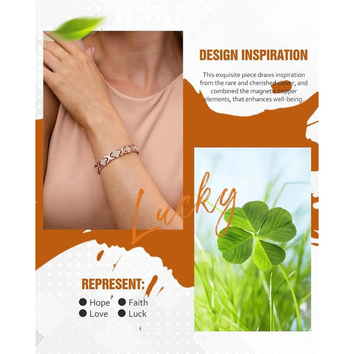 Grace & Jess | Elegant Magnetic Copper Bangle
