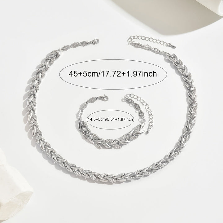 Grace & Jess | Elegant Glass Rhinestone Fish Tail Set